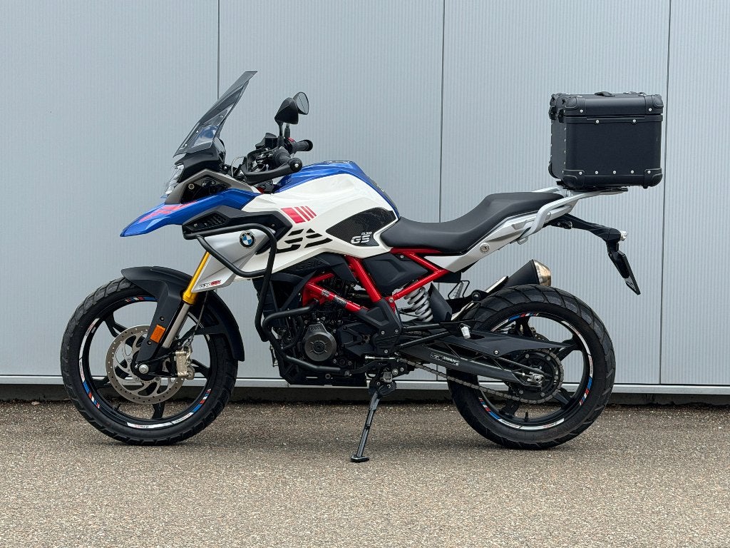 BMW G 310 GS avec poignées chauffantes et top case !, Tourisme, Entreprise, Permis Moto A2 minimum, 313 cm³