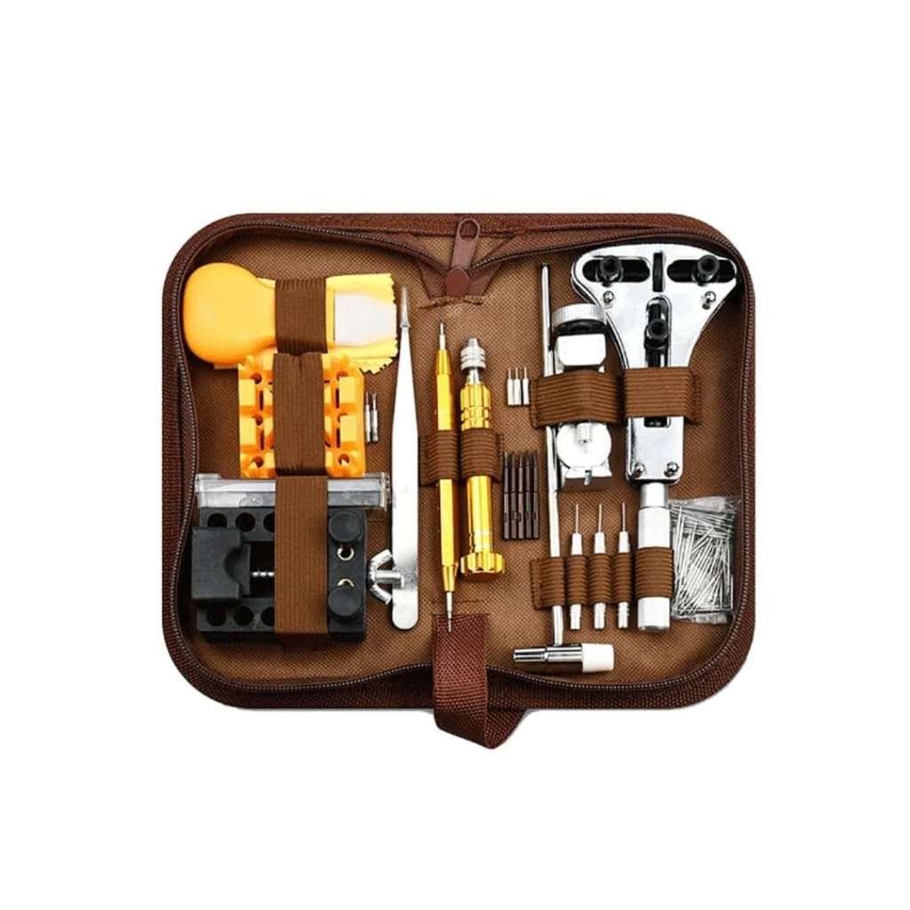 Horloge Reparatie set, Ophalen of Verzenden, Nieuw, Kunststof, Bruin