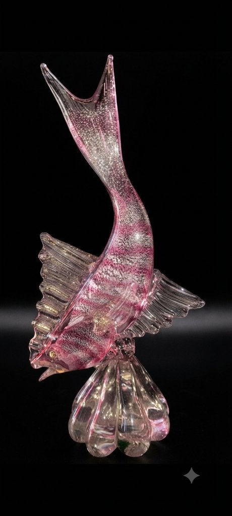 Poisson vintage en verre de Murano, Antiquités & Art, Enlèvement