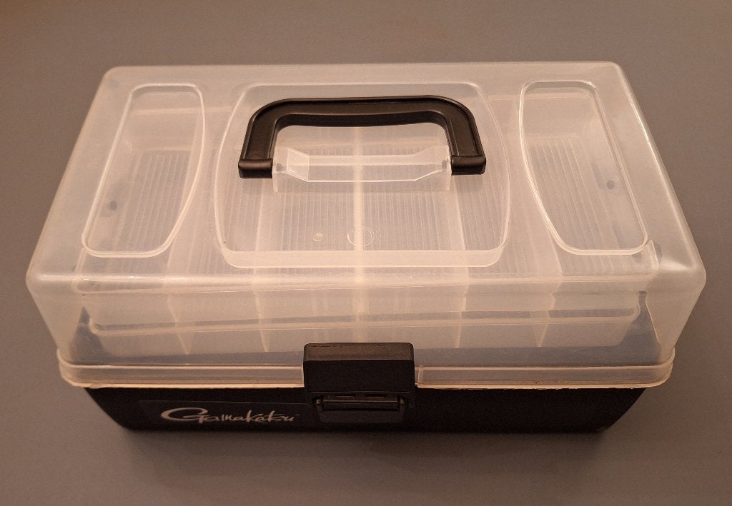 2 tray tackle box, Ophalen, Zo goed als nieuw