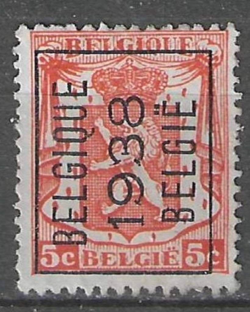 Belgique 1938 - OBP 331pre - Armoiries des petits États (ZG), Envoi, Non oblitéré, Sans gomme