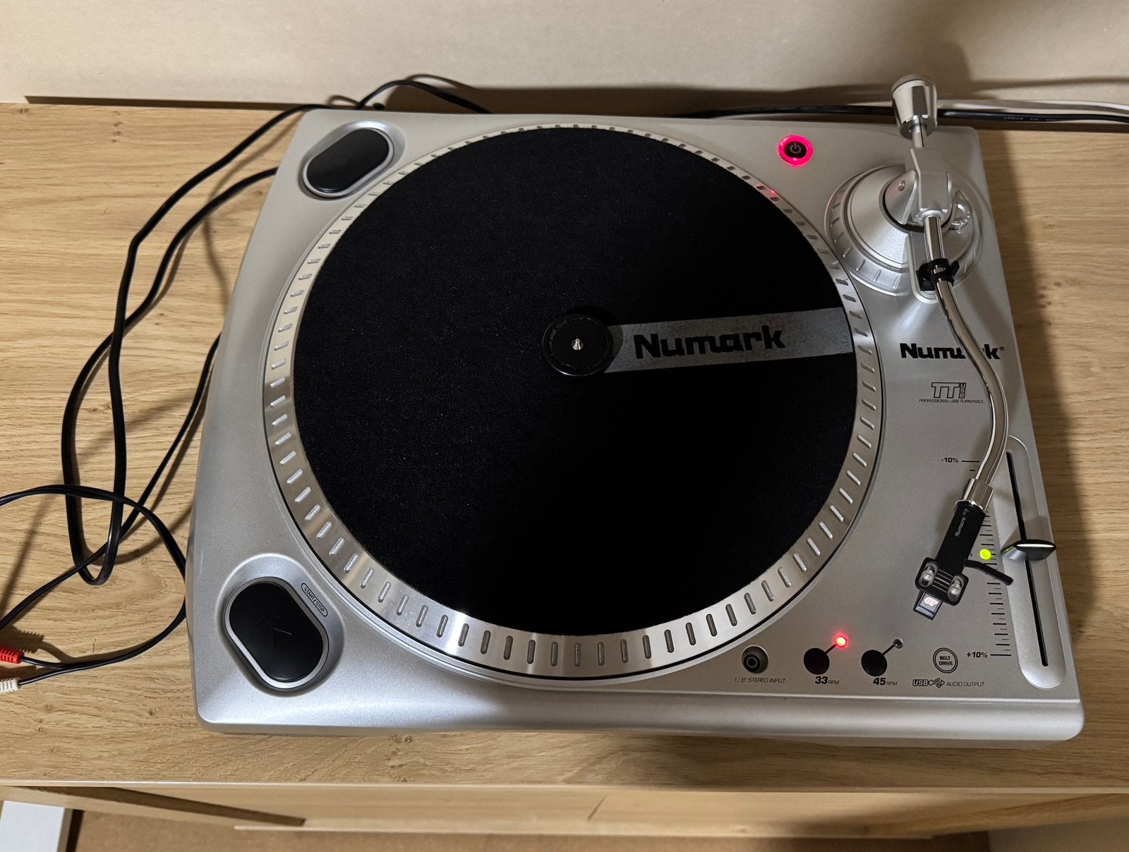 Numark TT-usb platenspeler zonder naald!, Audio, Tv en Foto, Platenspelers, Pitch-regelaar, Zo goed als nieuw, Platenspeler, Ophalen