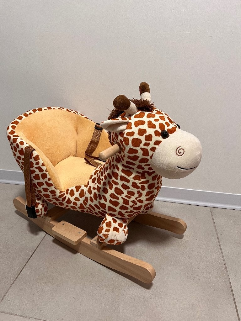 Giraffe baby rocking horse, Antiek en Kunst, Ophalen