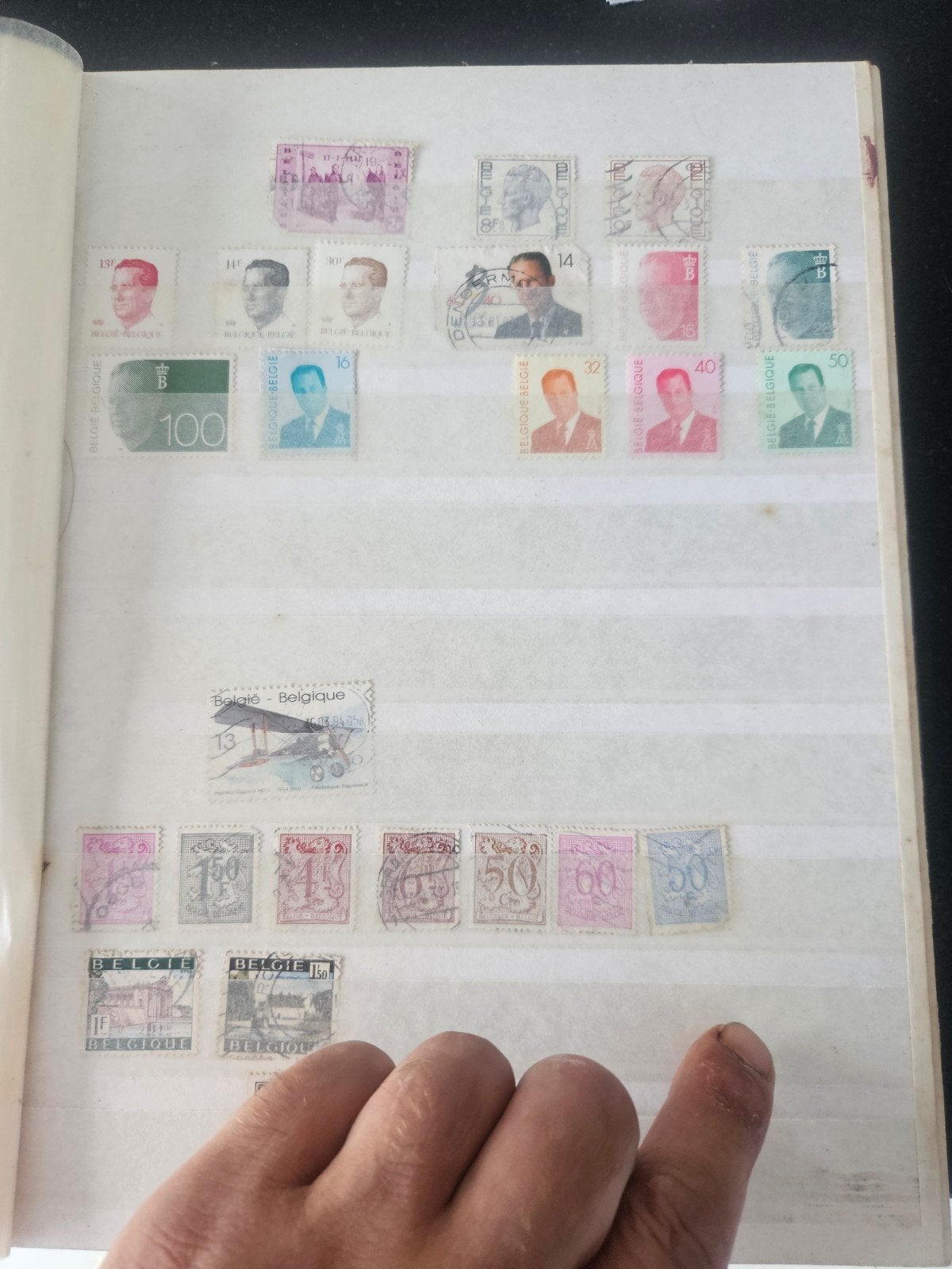Grote oude postzegelverzameling – België & buitenland – albu, Postzegels en Munten, Ophalen of Verzenden