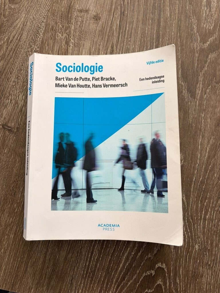 Boek Sociologie, Boeken, Ophalen, Gelezen, Hoger Onderwijs, Piet Bracke; Bart Van de Putte; Mieke Van Houtte; Hans Vermee...