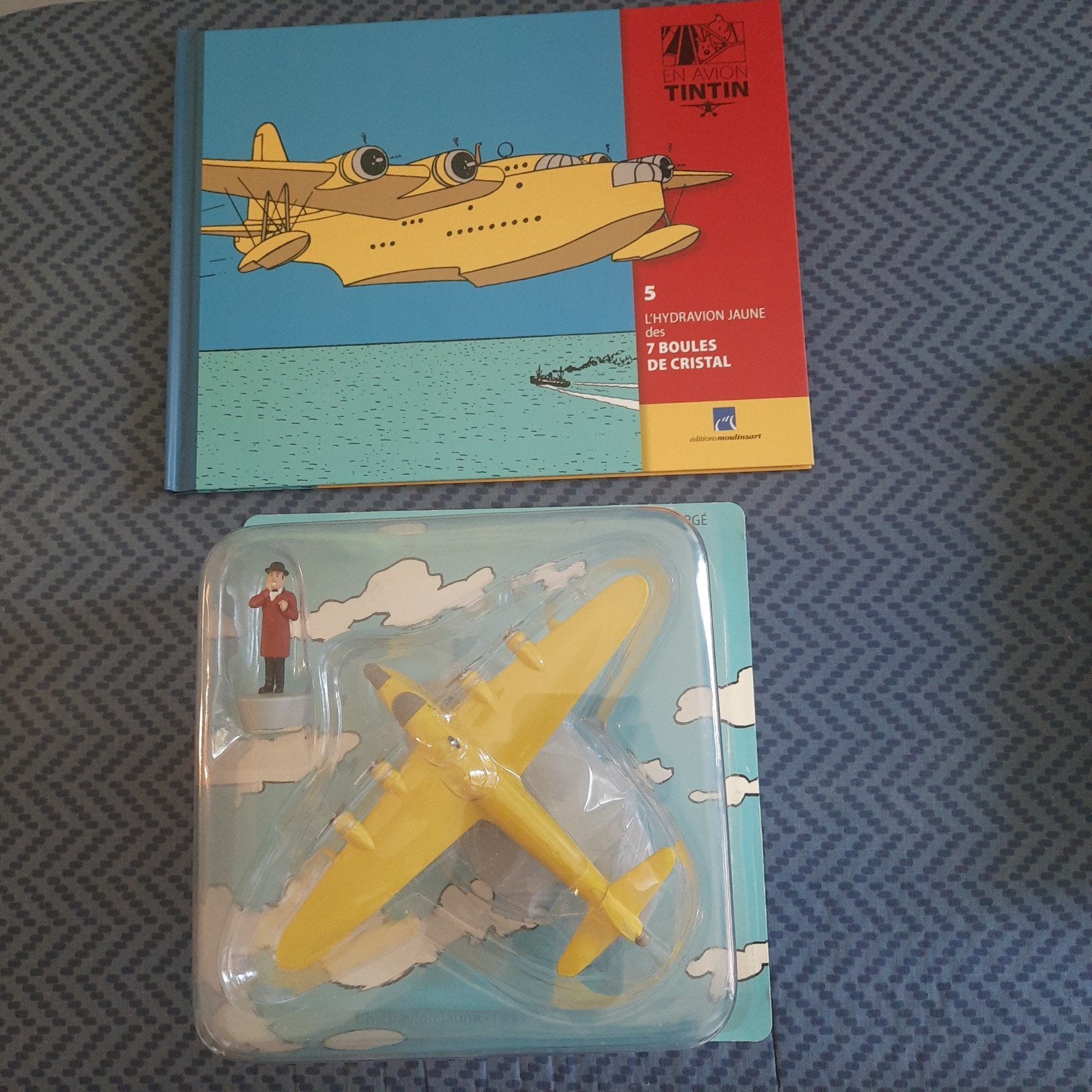 TINTIN ET LES AVIONS N 5 *L'HYDRAVION JAUNE *NOUVEAU*, Collections, Personnages de BD, Neuf, Autres types, Tintin, Enlèvement