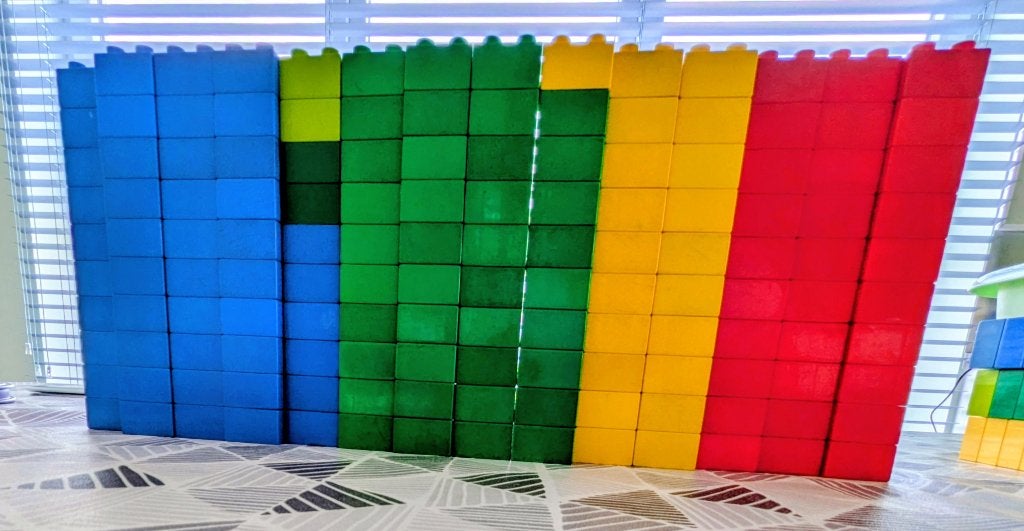 Lego - Duplo blokken 267 stuks, Ophalen, Gebruikt, Losse stenen, Duplo