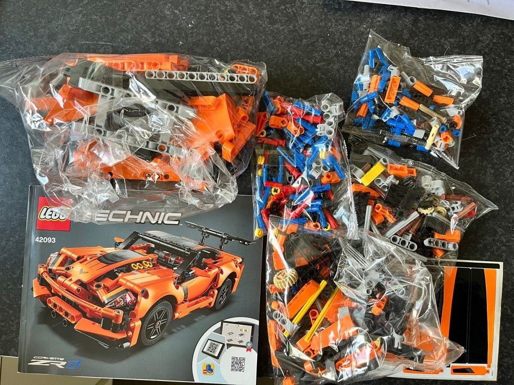 LEGO Technic Corvette ZRO, Ophalen, Lego, Nieuw, Complete set