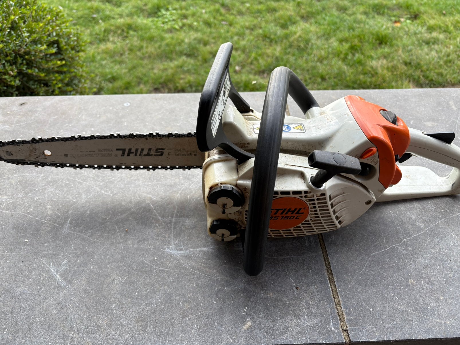 Stihl MS 150 c kettingzaag tronçonneuse, Tuin en Terras, Ophalen, Gebruikt
