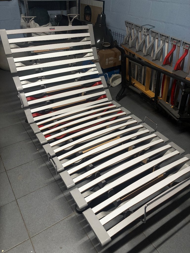 Swissflex 535 lattenbodems – 2 stuks (90200) op poten, Ophalen, Tweepersoons, 180 cm, 200 cm