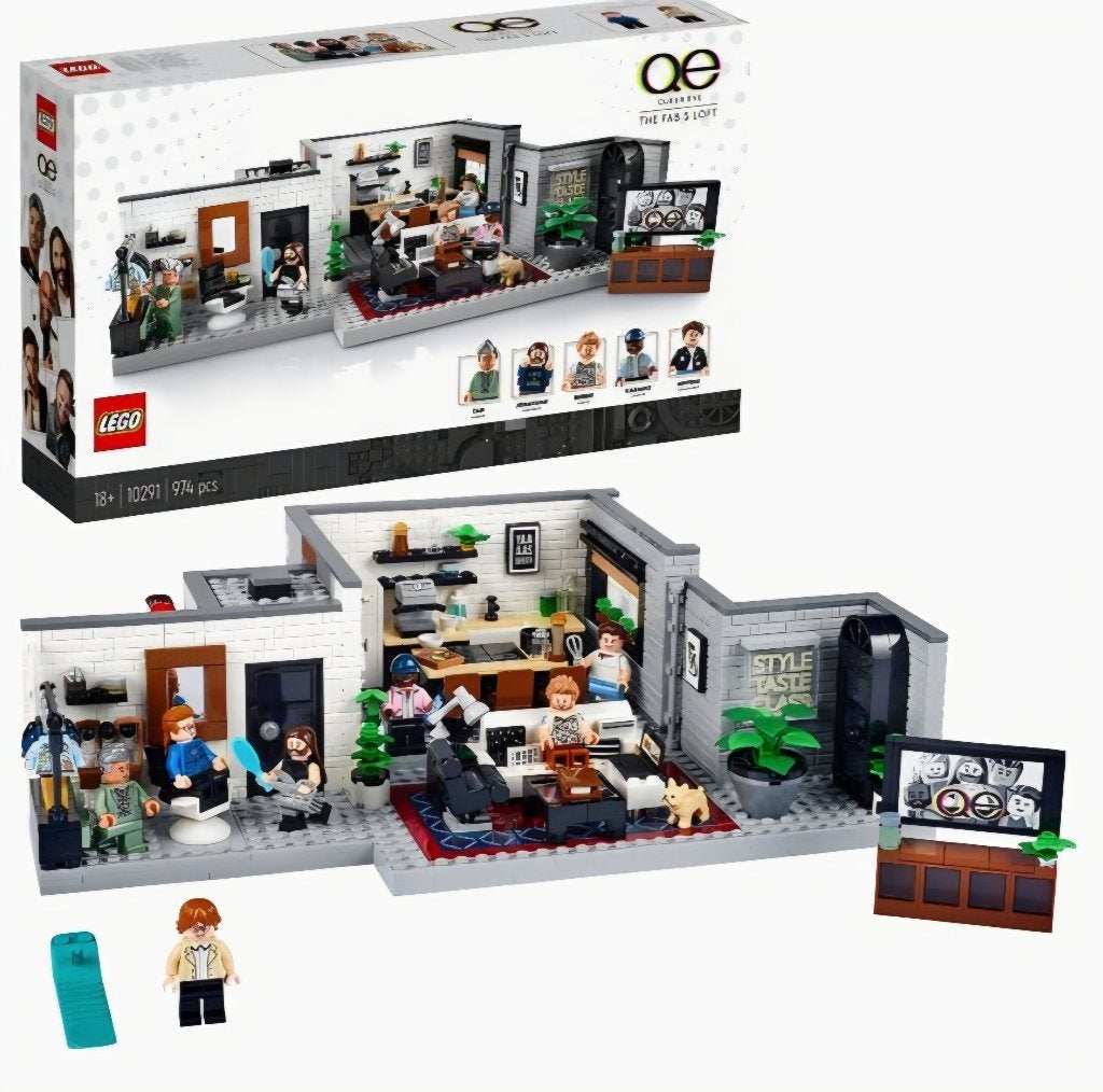 Lego 10291 Icons Queer Eye – De Fab 5 loft (sealed), Kinderen en Baby's, Speelgoed | Duplo en Lego, Lego, Nieuw, Ophalen of Verzenden