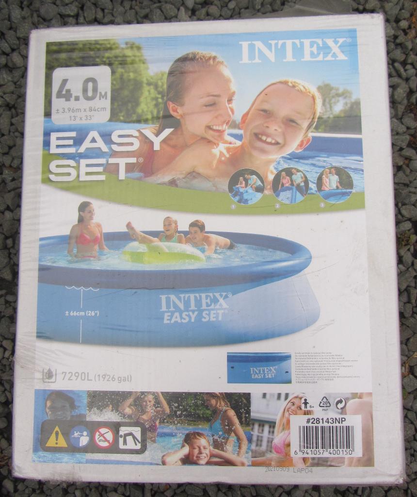 Zwembad Intex Easyjet + Afdekzeil - Nieuw in de doos, Ophalen of Verzenden, Nieuw, Overige typen