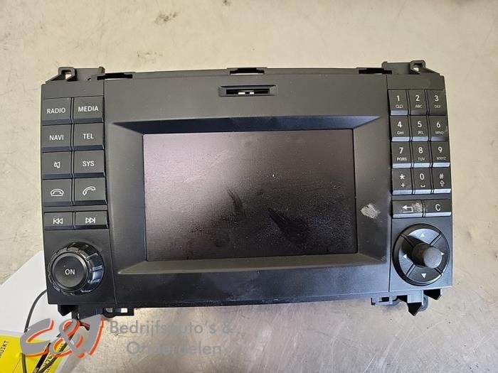 Display Multi Media regelunit van een Mercedes Vito, Auto-onderdelen, Gebruikt, -, Ophalen of Verzenden, -