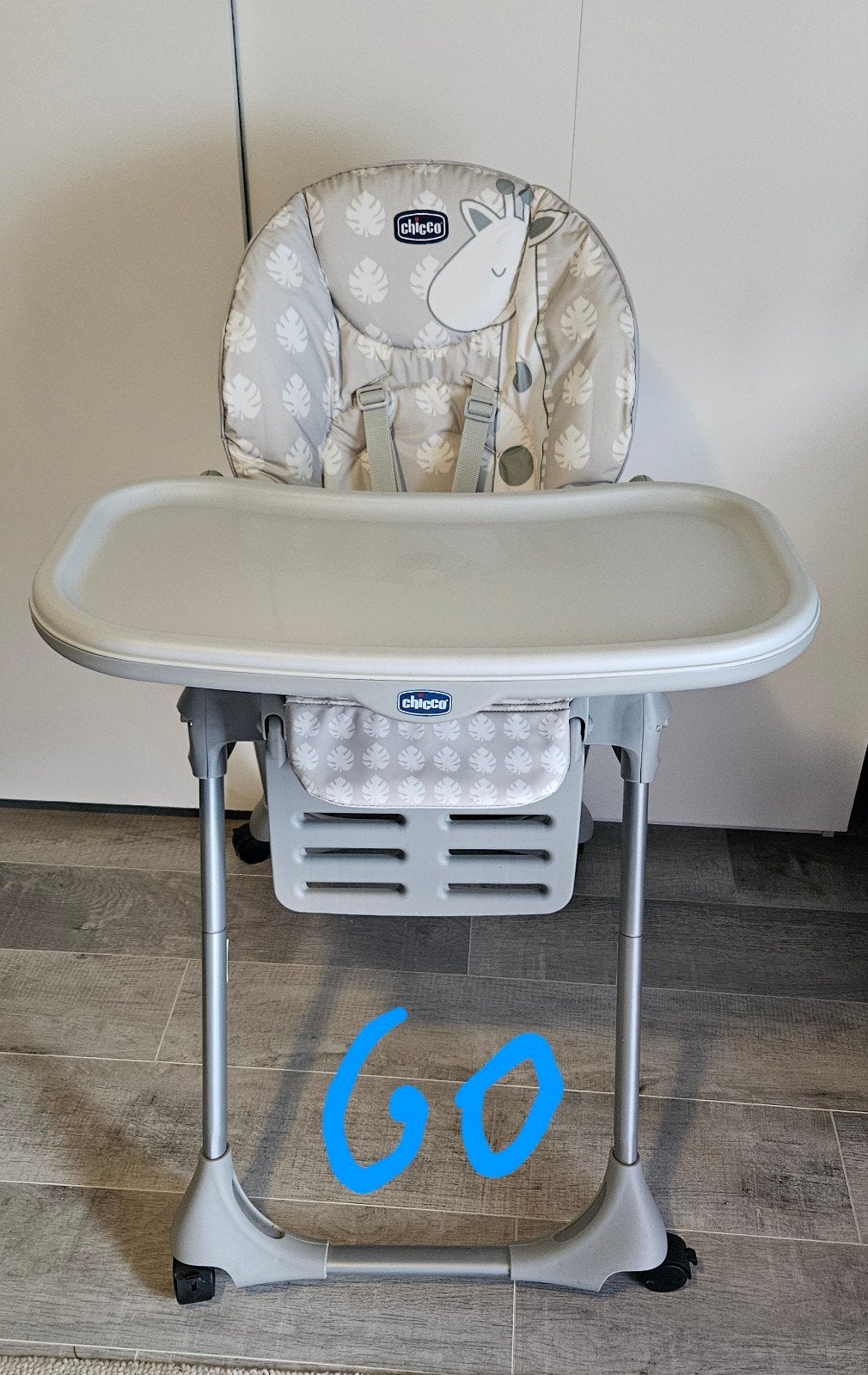 chaisse chicco, Enfants & Bébés, Enlèvement, Comme neuf, Chaise évolutive, Coulissant