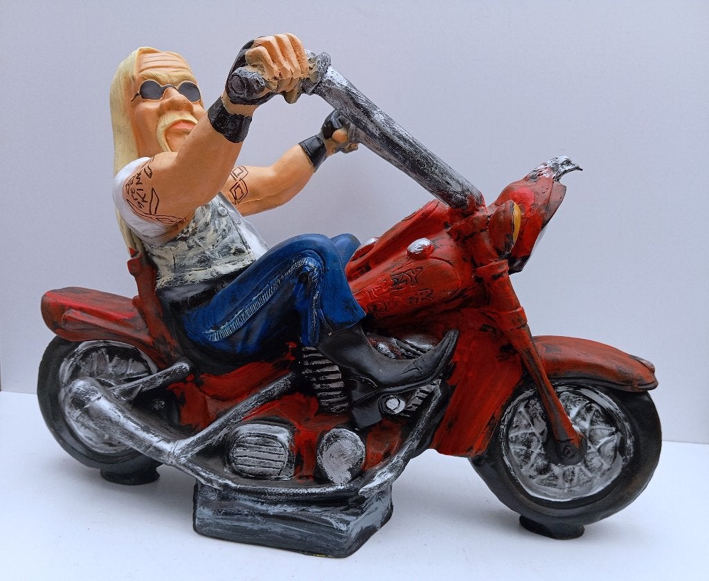 STATUE MOTARD IZZY RIDER HARLEY CHOPPER, Motos, Particulier, Chopper