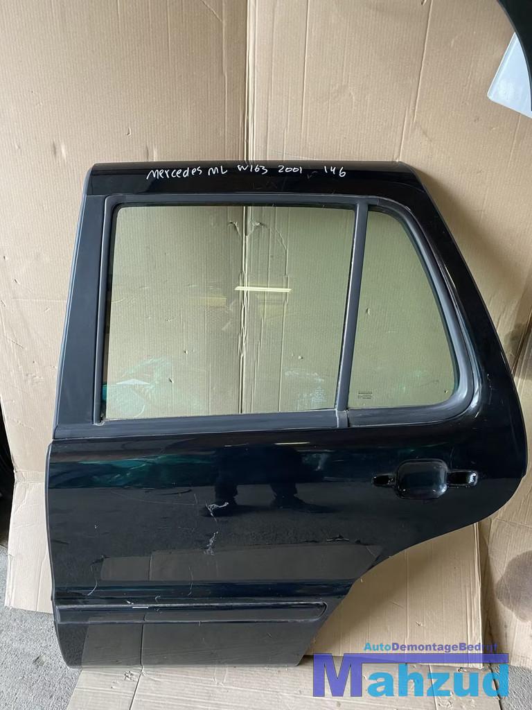 MERCEDES ML W163 ZWART 040 Links Achter deur portier, Auto-onderdelen, Gebruikt, Mercedes-Benz AG, Deur, Mercedes-Benz