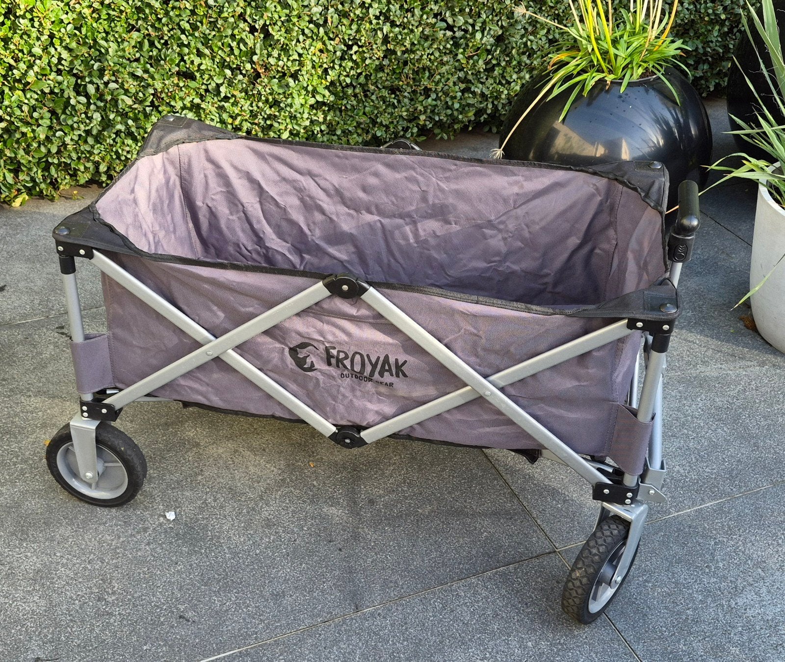 Bolderkar - plooikar Froyak 90x49x58cm (groot/plooibaar), Caravans en Kamperen, Ophalen