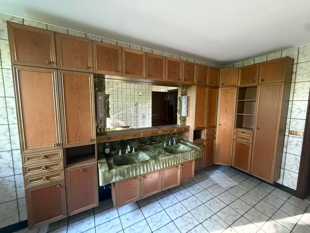 Salle de bain avec double vasque et baignoire, Maison & Meubles, Enlèvement, Utilisé, Avec baignoire