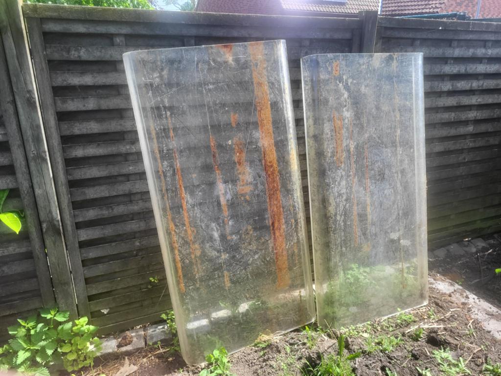 Extreem dik Plexiglas / Acrylaat panelen (25mm!) – Gebogen m, Ophalen, Polycarbonaat