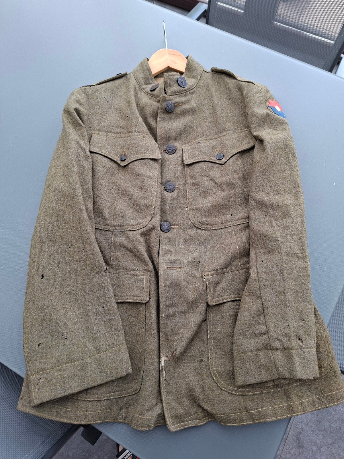 veste USAMD1917 ww1, Collections, Objets militaires | Seconde Guerre mondiale, Enlèvement ou Envoi