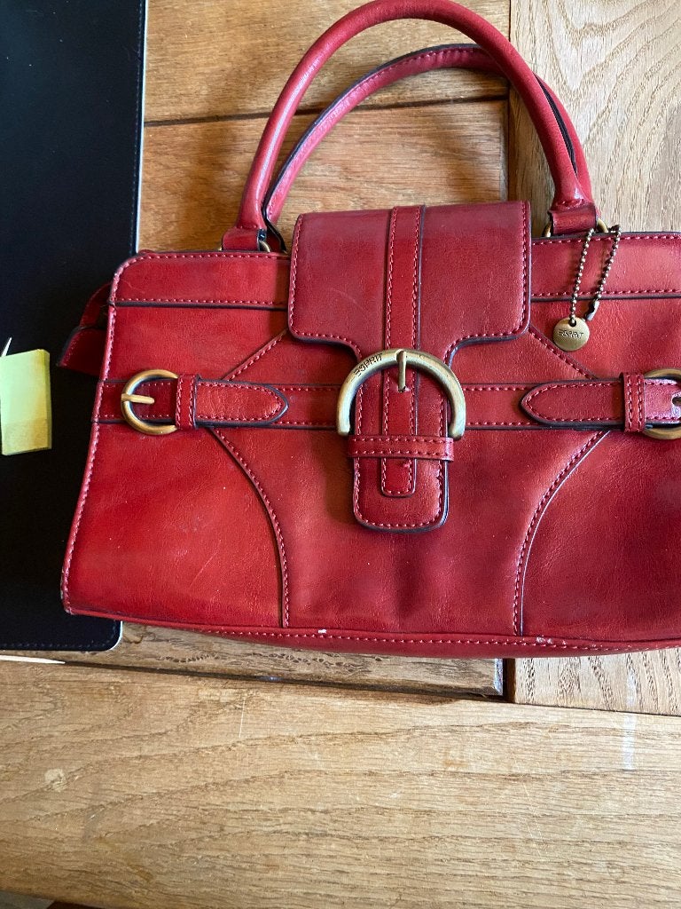 sac Esprit, Handtassen en Accessoires, Tassen | Damestassen, Ophalen of Verzenden, Zo goed als nieuw, Rood, Handtas