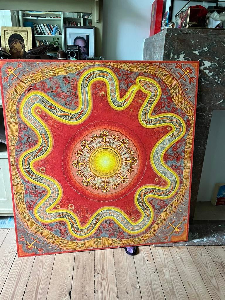 Œuvre d’art contemporaine –Inspiration aborigène & rêves, Enlèvement