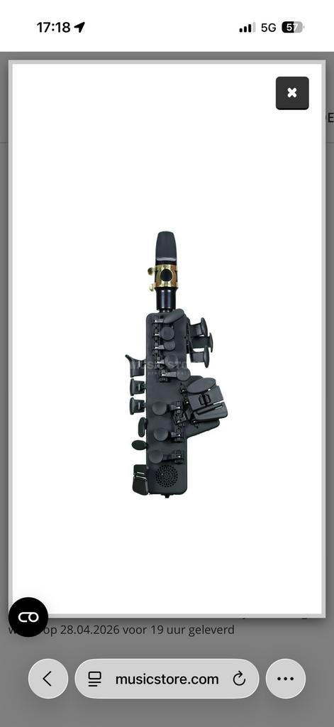 saxophone électronique Travel saxe neuf, Enlèvement ou Envoi, Comme neuf, Alto, Avec valise