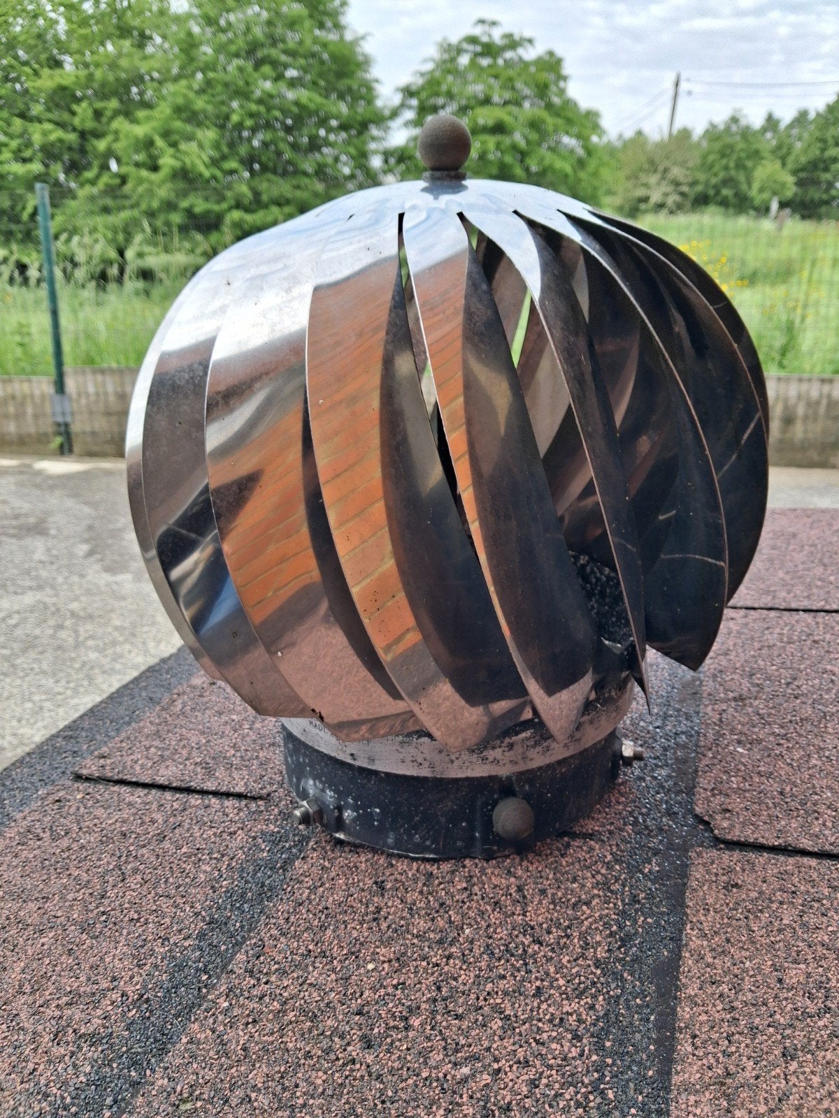 Chapeau de  cheminée, Enlèvement