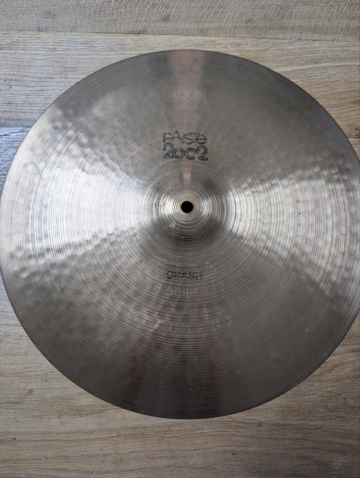 Paiste 2002 Black Label 16" Crash, Musique & Instruments, Enlèvement ou Envoi