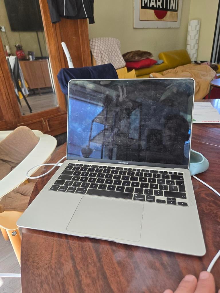 Macbook air m1 2020, Computers en Software, Ophalen, Gebruikt, 256 GB, Qwerty
