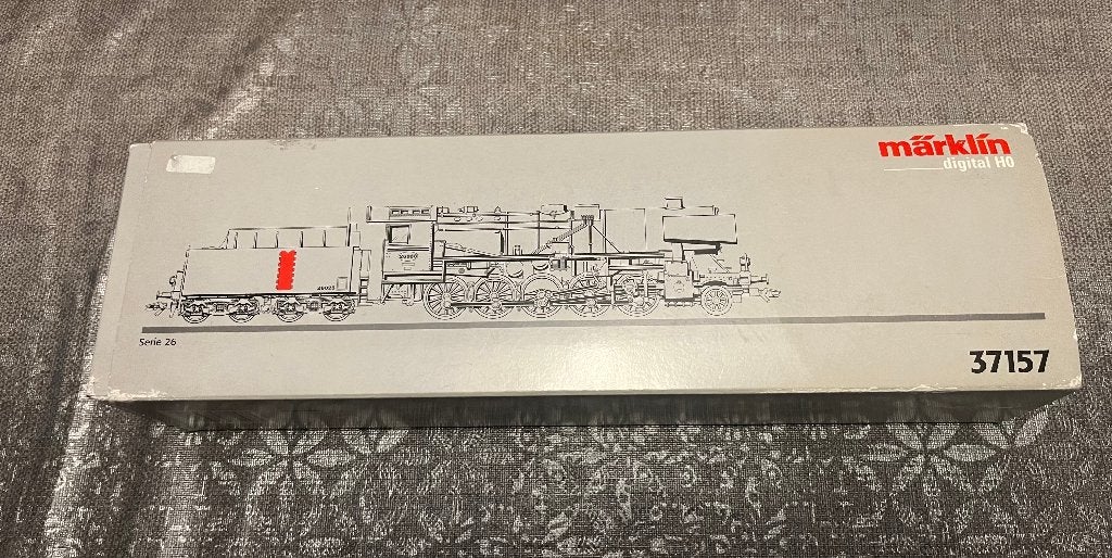 Märklin 37157 - Locomotive à vapeur SNCB Série 26-Digital HO, Wisselstroom, Gebruikt, Locomotief, Ophalen of Verzenden