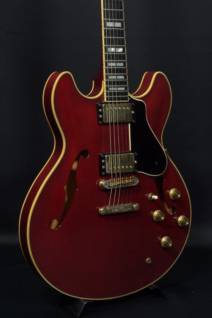 1980 YAMAHA SA-2000S Rouge bordeaux, Musique & Instruments, Enlèvement ou Envoi, Utilisé, Électrique, 6 cordes