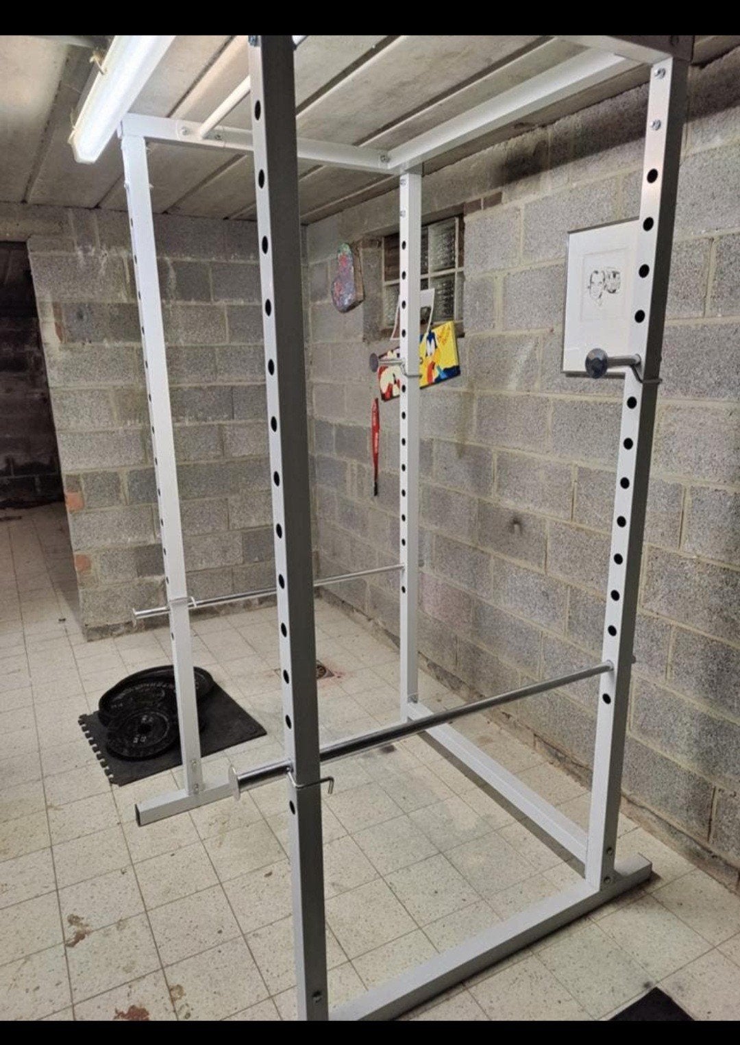 power rack musculation, Ophalen