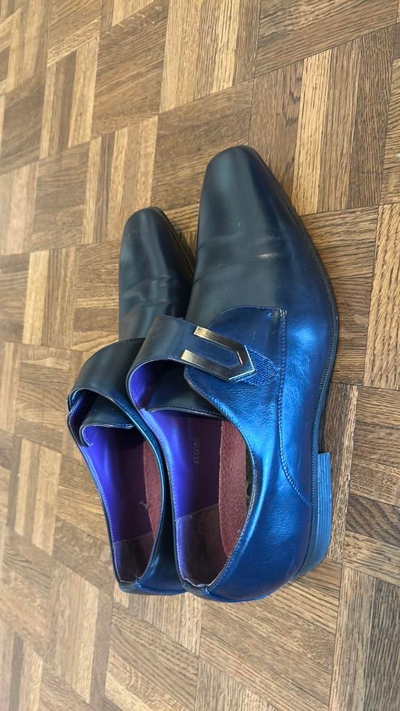 Nette donker blauwe heren schoen, Ophalen, Blauw, Overige typen, Gedragen