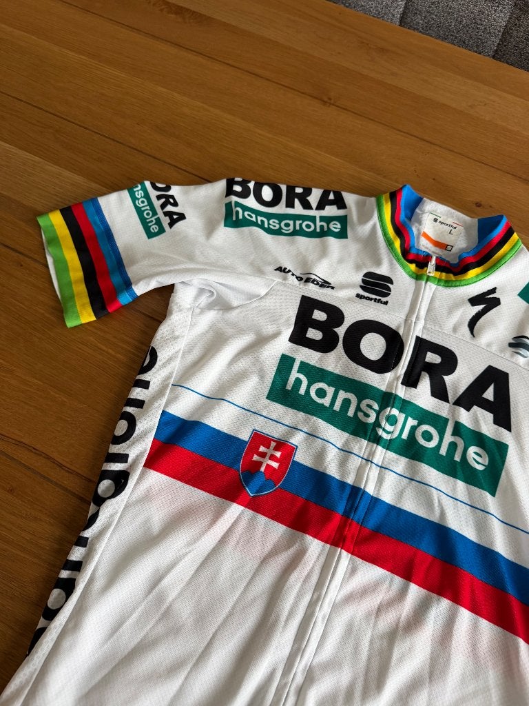 Originele wielertrui Bora Hansgrohe van Peter Sagan, Fietsen en Brommers, Ophalen of Verzenden, Zo goed als nieuw, L, Bovenkleding
