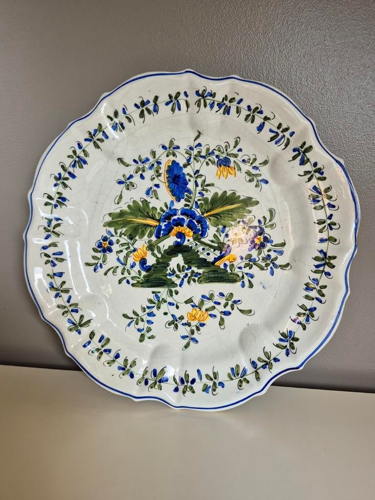 Assiette en faïence, Enlèvement ou Envoi