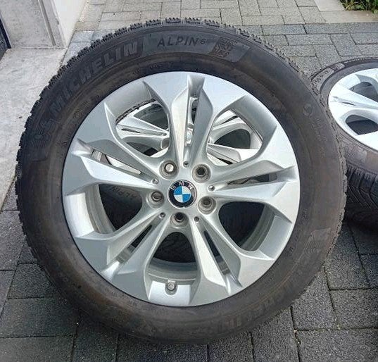 Winterbanden velgen BMW X1 F48 X2 F39 17inch TPMS 5x112 6mm, Enlèvement, Utilisé, BMW