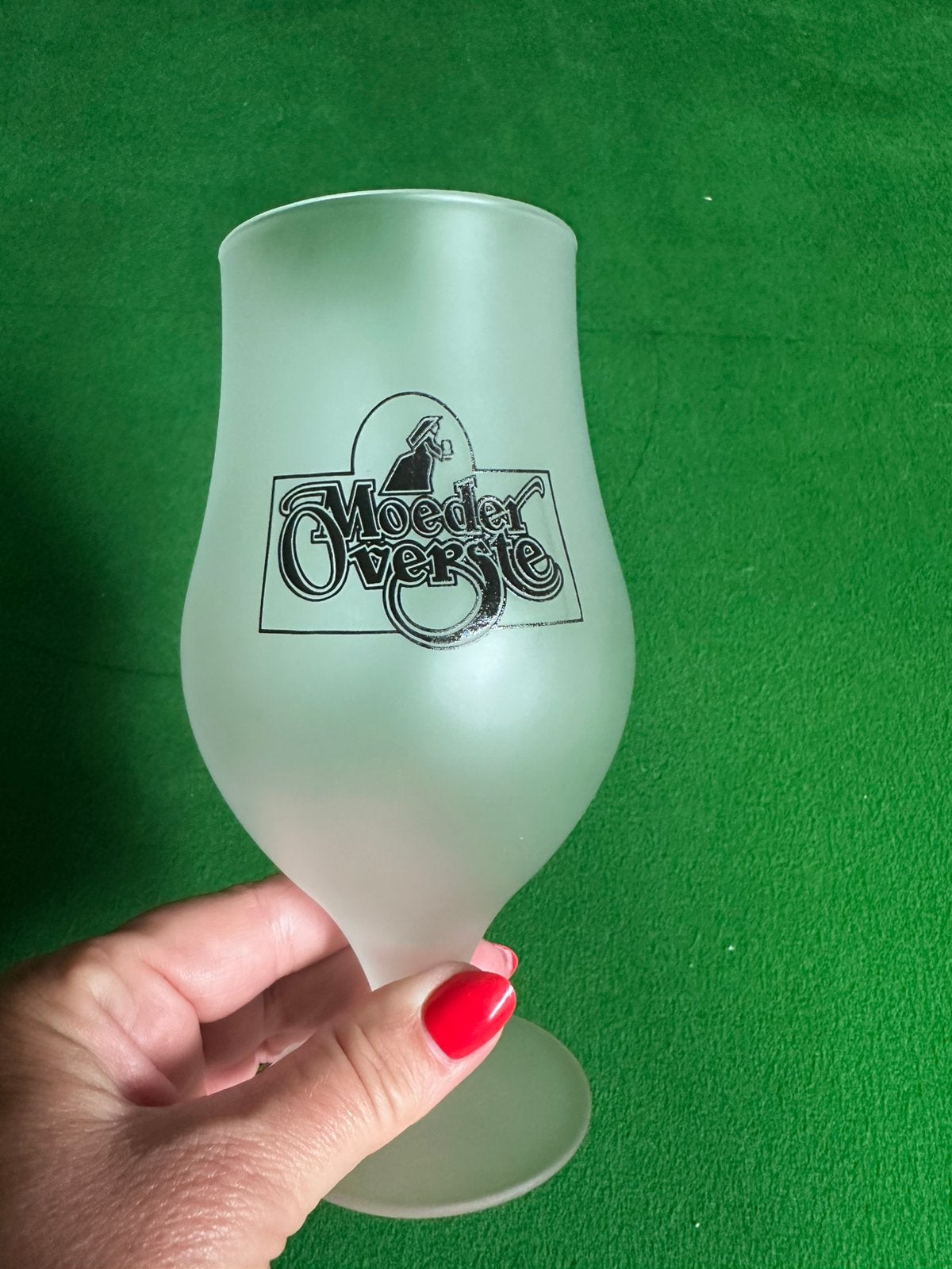 Glas Moeder Overste, Verzamelen, Ophalen of Verzenden, Zo goed als nieuw, Bierglas