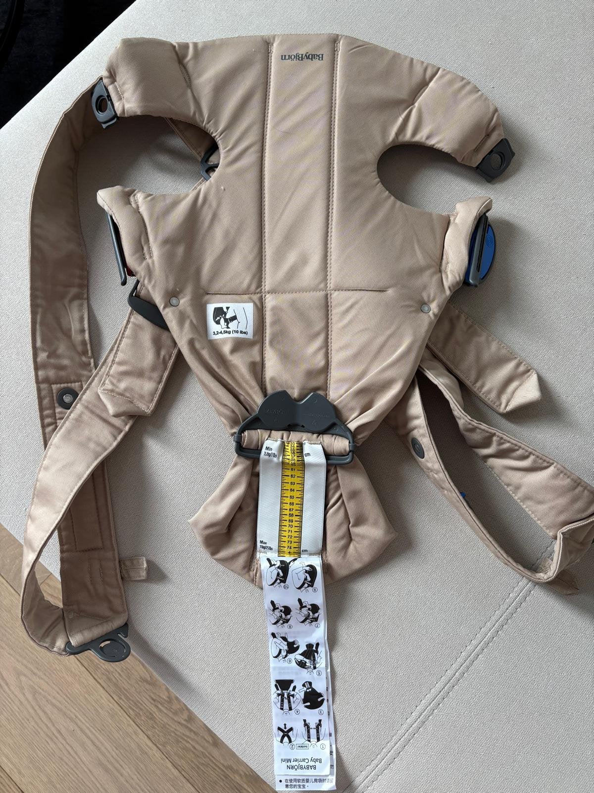 Babybjorn mini draagzak, Kinderen en Baby's, Babydragers en Draagdoeken, Ophalen, Zo goed als nieuw, Draagzak