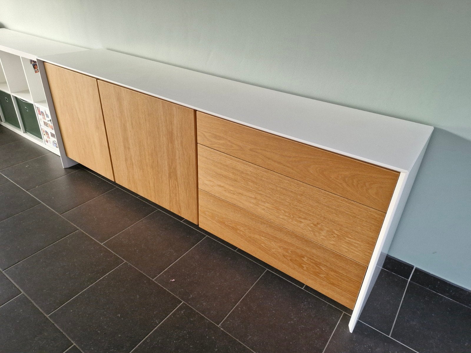 stijlvolle dressoir kast woonkamer living, Ophalen, Zo goed als nieuw, Met lade(s)