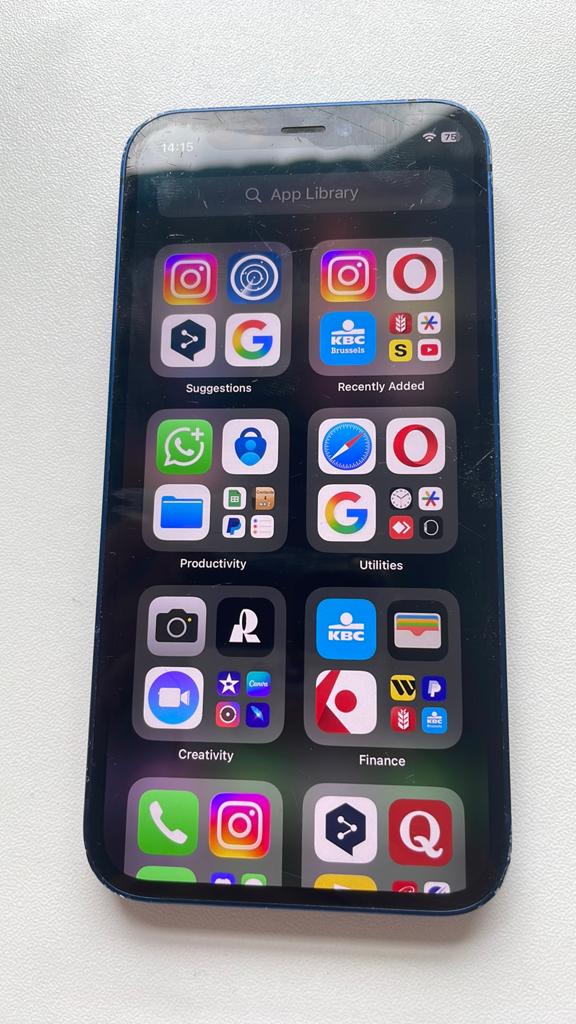 Iphone 12 mini, Telecommunicatie, Mobiele telefoons | Apple iPhone, Ophalen, 71 %, 64 GB, Zonder simlock