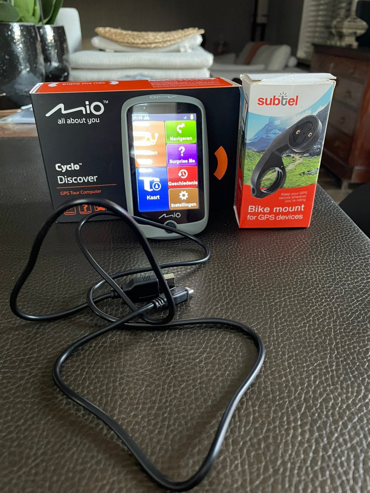 Mio Cyclo Discover GPS Tour Computer, Ophalen, Draadloos, Zo goed als nieuw