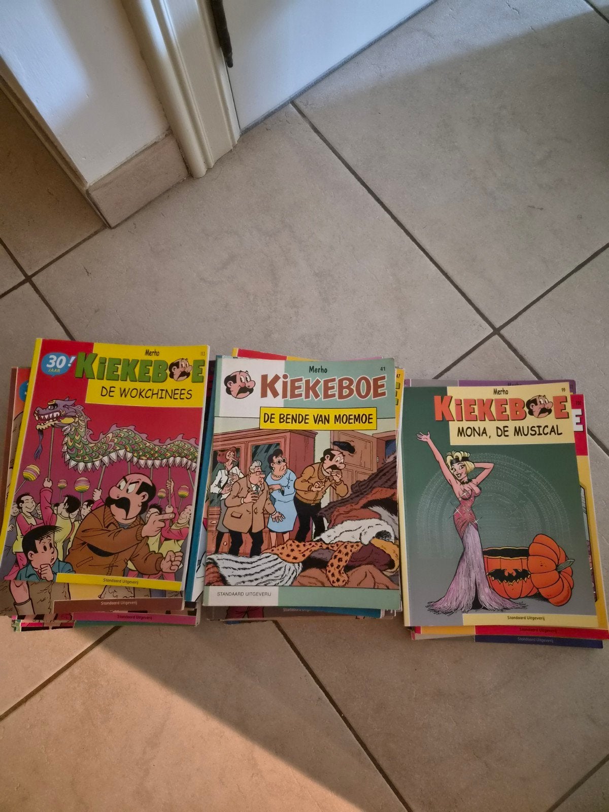 56 strips van Kiekeboe, Enlèvement, Comme neuf