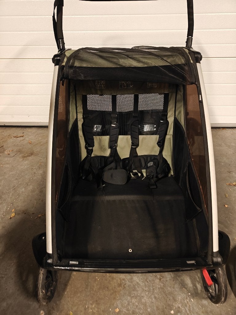Thule Chariot Lite 2 buggy/fietskar, Autres marques, Poussette combi, Comme neuf, Voiture duo