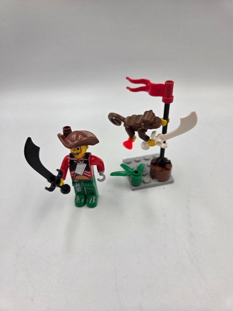 Lego Pirates 7081 Harry Hardtack and Monkey, Lego, Zo goed als nieuw, Complete set, Compleet