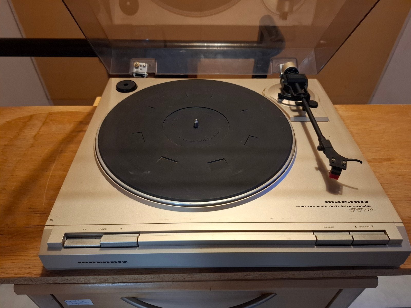 mooie platenspeler Marantz nieuwe naald koopje, Enlèvement, Tourne-disque