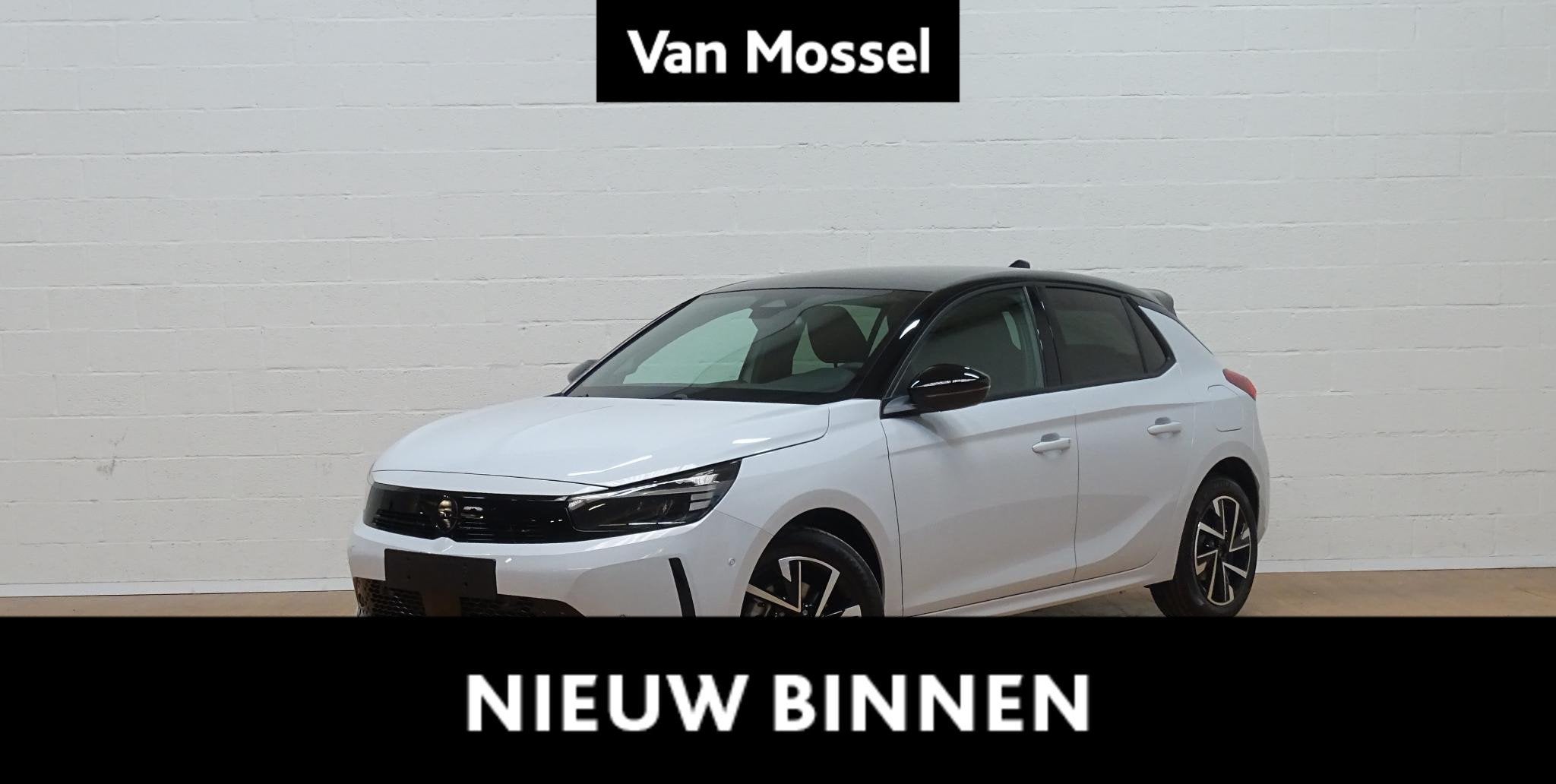 Opel Corsa 1.2 Turbo 74kW S/S GS, Auto's, Voorwielaandrijving, Stof, Gebruikt, Zwart