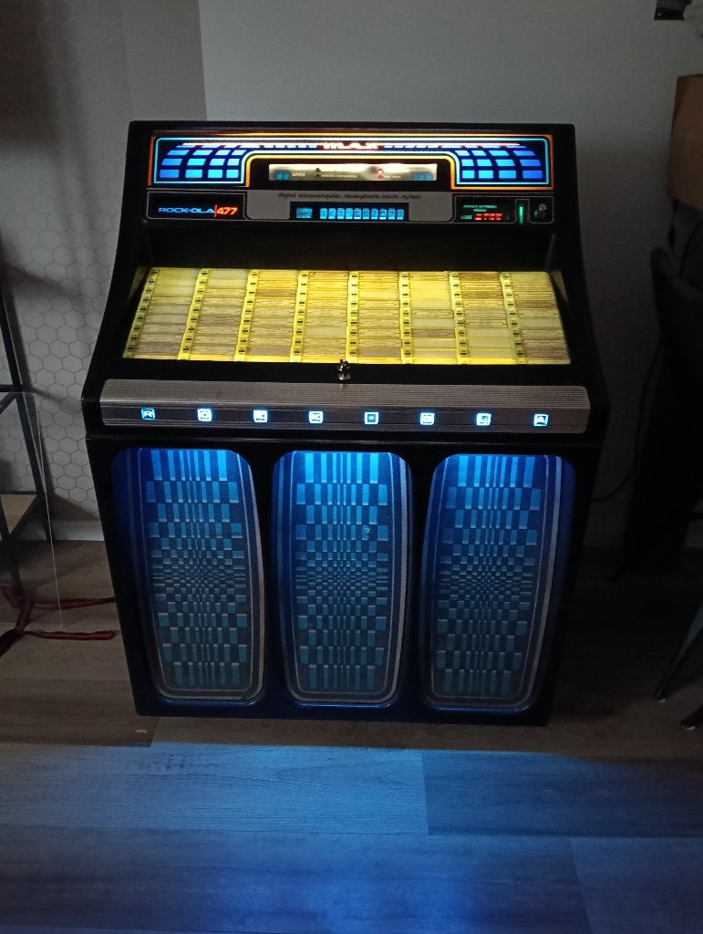 Jukebox Rockola 477 max, Verzamelen, Ophalen, Gebruikt, 1970 tot heden, Rock Ola