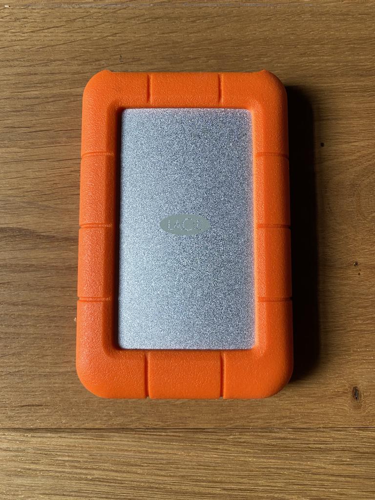 2TB - LaCie Rugged USB-C HDD, Computers en Software, Harde schijven, Zo goed als nieuw, Extern, HDD, USB, Ophalen of Verzenden