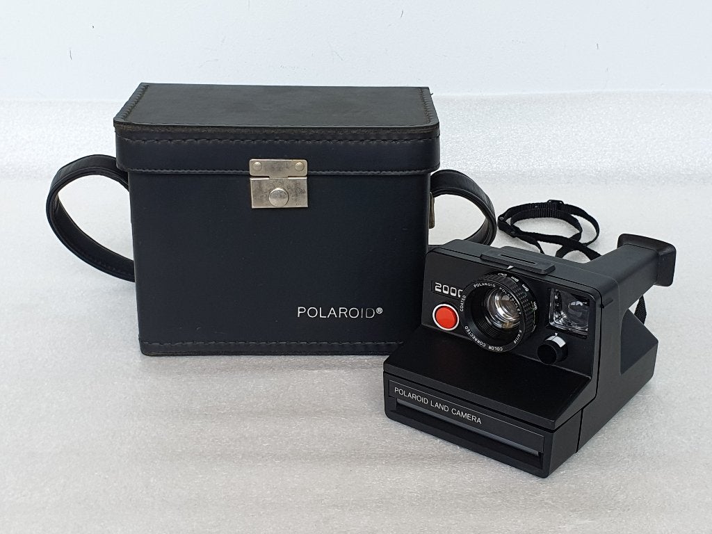 Polaroid Land Camera 2000 + opbergkoffer Polaroid, Ophalen of Verzenden, Gebruikt, Polaroid, Polaroid